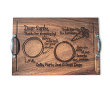 Cargar imagen en el visor de la galería, Charola para Santa (Personalizable)