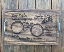 Cargar imagen en el visor de la galería, Charola para Santa (Personalizable)