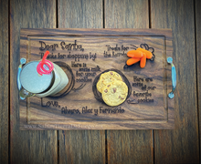 Cargar imagen en el visor de la galería, Charola para Santa (Personalizable)