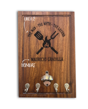 Cargar imagen en el visor de la galería, Porta utensilios para BBQ (Personalizable)