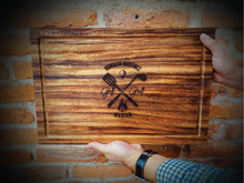 Cargar imagen en el visor de la galería, Tabla de Parota XL (Modelo Golf & Grill)