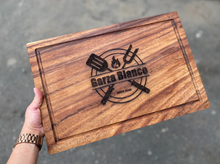 Cargar imagen en el visor de la galería, Tabla de Parota XL (Modelo BBQ Grill)