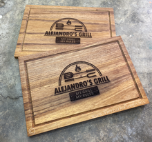 Cargar imagen en el visor de la galería, Tabla de Parota XL (Modelo BBQ)