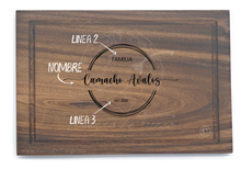 Cargar imagen en el visor de la galería, Tabla de Parota XL (Modelo Círculos)