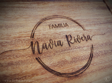 Cargar imagen en el visor de la galería, Tabla de Parota XL (Modelo Círculos)