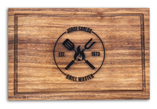 Cargar imagen en el visor de la galería, Tabla de Parota XL (Modelo Grill Master 1)