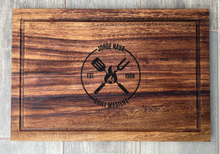 Cargar imagen en el visor de la galería, Tabla de Parota XL (Modelo Grill Master 1)