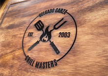 Cargar imagen en el visor de la galería, Tabla de Parota XL (Modelo Grill Master 1)