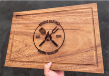 Cargar imagen en el visor de la galería, Tabla de Parota XL (Modelo Grill Master 1)