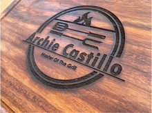 Cargar imagen en el visor de la galería, Tabla de Parota XL (Modelo Master of the Grill)