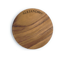 Cargar imagen en el visor de la galería, Espectacular Bloque de Parota Circular (Personalizable)