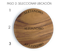 Cargar imagen en el visor de la galería, Espectacular Bloque de Parota Circular (Personalizable)