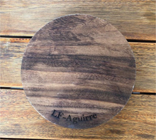 Cargar imagen en el visor de la galería, Espectacular Bloque de Parota Circular (Personalizable)