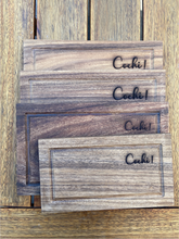 Cargar imagen en el visor de la galería, Kit de 4 Tablas de Parota (Personalizable)