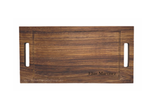 Cargar imagen en el visor de la galería, Tabla Parrillera de Parota con Agarraderas (Personalizable)