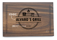 Cargar imagen en el visor de la galería, Tabla de Parota XL (Modelo Grill 1)