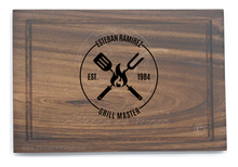 Cargar imagen en el visor de la galería, Tabla de Parota XL (Modelo Grill Master 1)