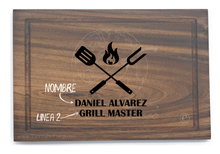 Cargar imagen en el visor de la galería, Tabla de Parota XL (Modelo Grill Master 3)