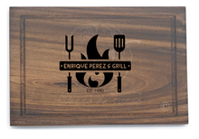 Cargar imagen en el visor de la galería, Tabla de Parota XL (Modelo Grilling)