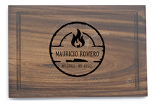 Cargar imagen en el visor de la galería, Tabla de Parota XL (Modelo My Grill - My Rules)