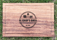 Cargar imagen en el visor de la galería, Tabla de Parota XL (Modelo Grill 1)
