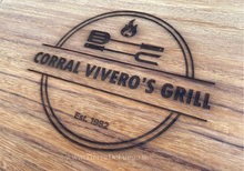 Cargar imagen en el visor de la galería, Tabla de Parota XL (Modelo Grill 1)