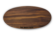 Cargar imagen en el visor de la galería, Tequilero / Mezcalero / Tabla Parrillera Ovalado (Personalizable)  (50 x 22 x 2.2 cms)
