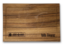 Load image into Gallery viewer, Tabla de Parota XL (Modelo Spotify)